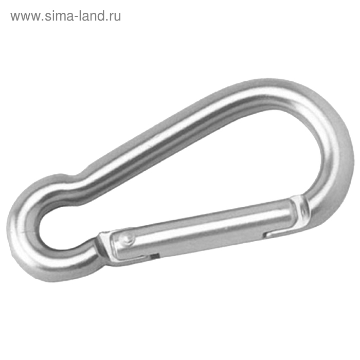 Карабин пожарный, DIN 5299С, цинк, 6 см, в упаковке 100 шт.