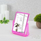 Зеркало настольное, прямоугольное, двустороннее, с двукратным увеличением, цвет МИКС - Фото 1