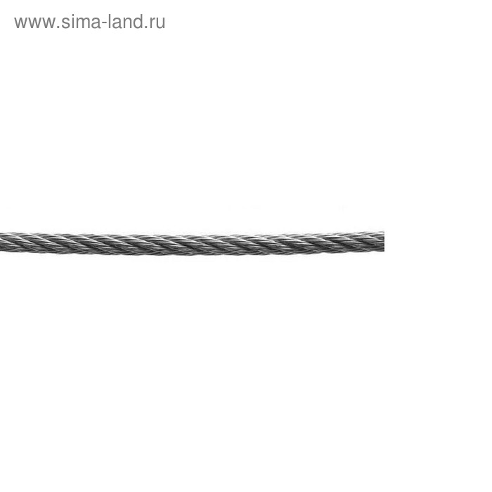 Трос для растяжки, DIN 3055, цинк, 4 мм, 200 м