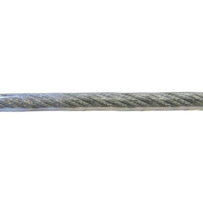 Трос для растяжки DIN 3055 в оплетке, цинк, ПВХ 3/4, 200 м