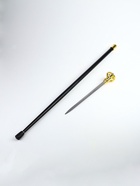 Сувенирная трость с клинком 30 см, набалдашник: кристалл - Фото 10