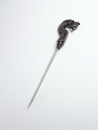 Сувенирная трость с клинком 30 см, набалдашник: дракон серебристый - Фото 11