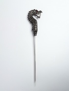 Сувенирная трость с клинком 30 см, набалдашник: дракон серебристый - Фото 12