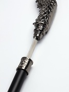 Сувенирная трость с клинком 30 см, набалдашник: дракон серебристый - Фото 13