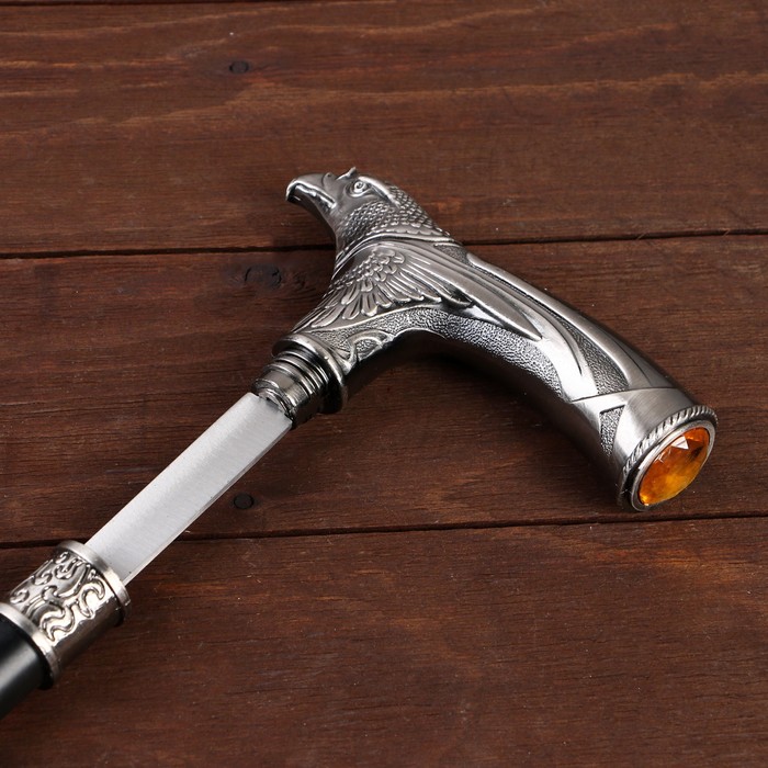 Сувенирное изделие Трость с кинжалом, клинок 30см, ручка Орел - фото 1877588827