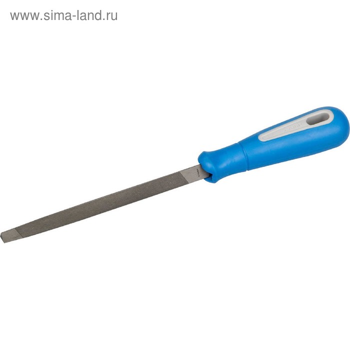 Напильник "ЗУБР" Профессионал 1631-15-21, 150 мм, трехгранный, для заточки ножовок - Фото 1
