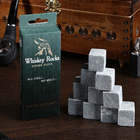Камни для виски "Whiskey Rocks", натуральный стеатит, 10 шт - фото 9563048
