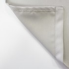 Штора портьерная Матовый блэкаут 135х260см - 2 шт, серый, пэ 100% - Фото 5