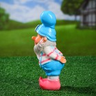 Садовая фигура "Гномик улыбашкин" 25х12х10см - Фото 2