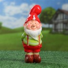 Садовая фигура "Гномик улыбашкин" 25х12х10см - Фото 4