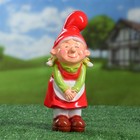 Садовая фигура "Гномик милашка" 24х11х10см - Фото 4