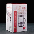 Чайник заварочный френч - пресс «Классика», 1 л, цвет серебряный - Фото 3