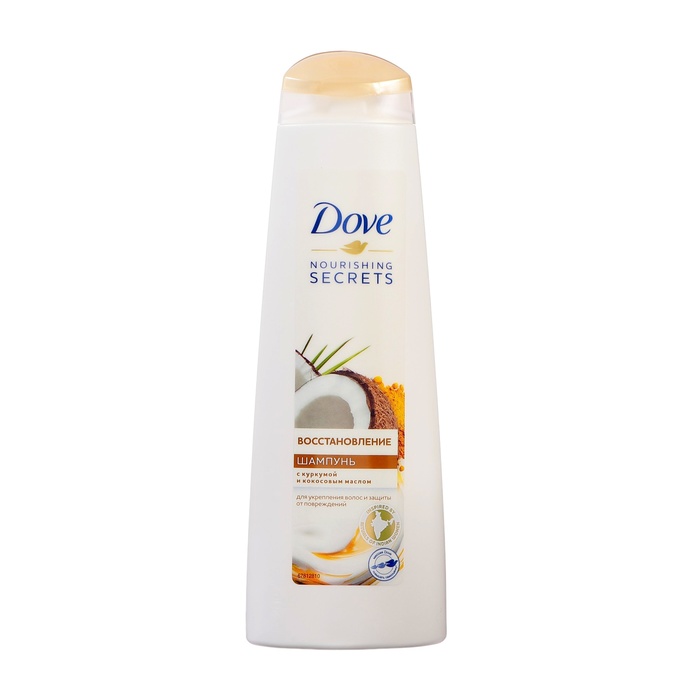 Шампунь Dove «Восстановление», с куркумой и кокосовым маслом, 380 мл - Фото 1