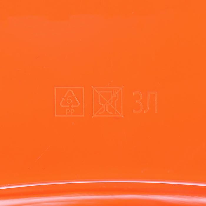 Ёмкость для сбора ягод, 3 л, оранжевая - фото 1887955350