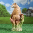 Садовая фигура из гипса «Мишка на пне», 32×19×20 см, МИКС - Фото 5