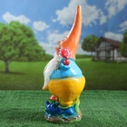 Садовая фигура из гипса «Гном с грибом», 44×16×16 см, МИКС 4870386 - фото 319863178