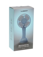 Портативный вентилятор LuazON LOF-02, 3 скорости, 800 мАч, бирюзовый - фото 809673699