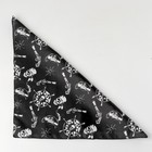 Бандана «Весёлый Роджер», 50х50 см, цвет чёрный - Фото 3