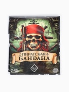 Бандана «Весёлый Роджер», 50×50 см, чёрный - Фото 5