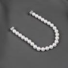 Подхват для штор «Бусы из жемчуга», d=1.5 см, 40±1 см, белый - Фото 2