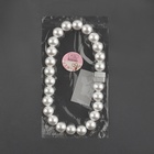 Подхват для штор «Бусы из жемчуга», d=1.5 см, 40±1 см, белый - Фото 3