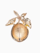 Брошь «Лимон», цвет жёлто-зелёный в золоте - Фото 3