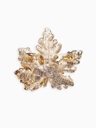 Брошь «Листья» три кленовых, цветная в золоте - Фото 2