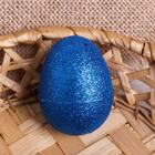 Основа для творчества «Яйцо с блёстками», набор 8 шт, размер 1 шт: 4×6 см, цвета МИКС - фото 6283704