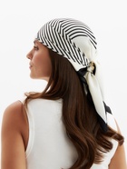 Платок женский MINAKU «Диагональ», молочный, размер 70×70 см - Фото 4