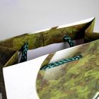 Пакет подарочный ламинированный вертикальный, упаковка, «С Праздником», MS 18 х 23 х 8 см - Фото 4