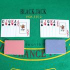 Карты игральные пластиковые "Texas Hold'em", 54 шт, 8.8 х 6.3 см, микс - фото 8366553