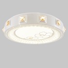 Люстра c ПДУ 661621LED 90 Вт 3 режима 3000-6000К диммер белый 50×50×9 см BayerLux - Фото 4