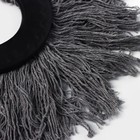 Насадка для швабры с отжимом - центрифугой Доляна, хлопок, 15.6×2 см, серая - Фото 3