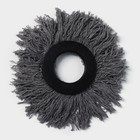 Насадка для швабры с отжимом - центрифугой Доляна, хлопок, 15.6×2 см, серая - Фото 4