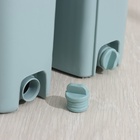 Швабра с отжимом и ведро Доляна, швабра плоская, ведро с двумя отсеками, 8 л, дополнительная насадка - Фото 13