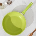 Сковорода Trendy style, d=26 см, пластиковая ручка, антипригарное покрытие, цвет зелёный - Фото 2