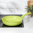 Сковорода Trendy style, d=26 см, пластиковая ручка, антипригарное покрытие, цвет зелёный - Фото 6