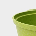 Кастрюля KUKMARA Trendy style, 2 л, d=20 см, h=10.5 см, антипригарное покрытие, стеклянная крышка, литой алюминий, зелёная - Фото 4