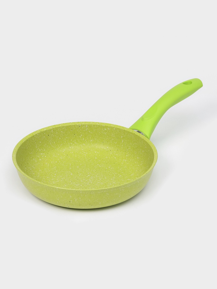 Сковорода Trendy style, d=22 см, пластиковая ручка, антипригарное покрытие, цвет зелёный - Фото 1