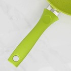Сковорода Trendy style, d=24 см, пластиковая ручка, антипригарное покрытие, цвет зелёный - Фото 4