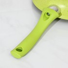 Сковорода Trendy style, d=24 см, пластиковая ручка, антипригарное покрытие, цвет зелёный - Фото 5