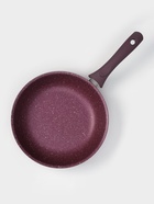 Сковорода KUKMARA Trendy style, d=24 см, пластиковая ручка, антипригарное покрытие, фиолетовая - Фото 2