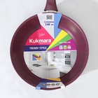 Сковорода KUKMARA Trendy style, d=24 см, пластиковая ручка, антипригарное покрытие, фиолетовая - Фото 8