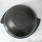 Казан для плова Granit ultra, 9 л, алюминиевая крышка, литые ручки, антипригарное покрытие, чёрный - Фото 3