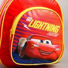 Рюкзак детский кожзам «Go lightning», Тачки, 26,5 х 23,5 см - Фото 2