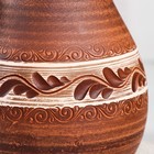 Кувшин "Ирон", роспись ангобом, красная глина, 0.8 л - Фото 4