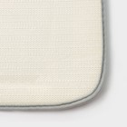 Коврик для ванной Доляна «Галька», 40×60 см, цвет серый - фото 7756832