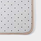 Коврик для ванной и туалета Доляна «Галька», 40×60 см, бежевый - Фото 5