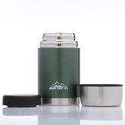 Термос для еды Мастер К, 1 л, нержавеющая сталь, зелёный - Фото 2