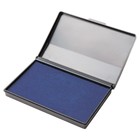 Настольная штемпельная подушка, 110 х 70 мм, Attomex, синяя - фото 6284222